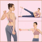 Resistance Bands with Foam Handles for Home Workout Fitness Set