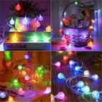 LED Bubble Ball Fairy Lights USB Outdoor String Light