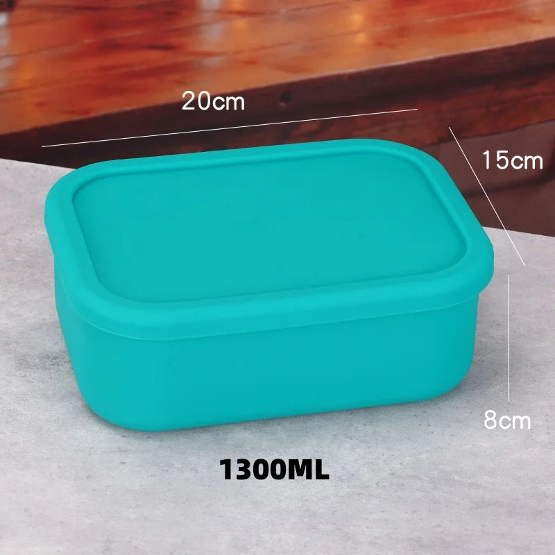 YONG HAO Silicone Bento Box BPA-Free Leakproof Microwave Lunch Container