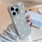Cute Daisy Flower Case for iPhone 11 12 13 14 15 16 17 Pro Max