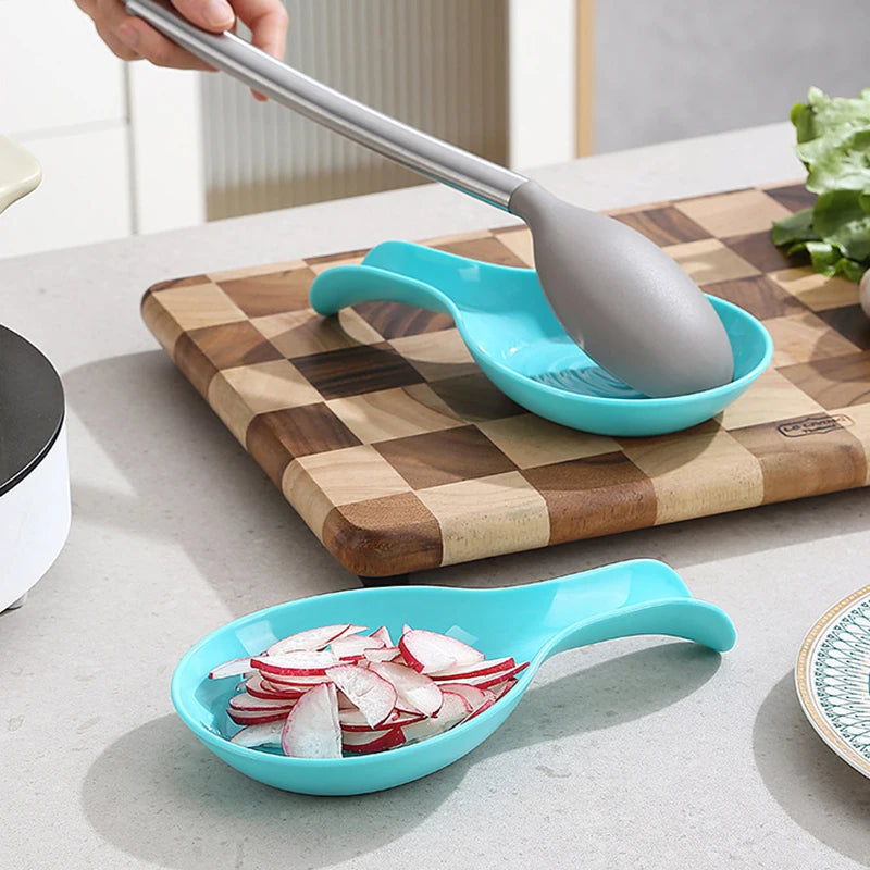 Large Ceramic Spoon Rest Heat-Resistant Holder