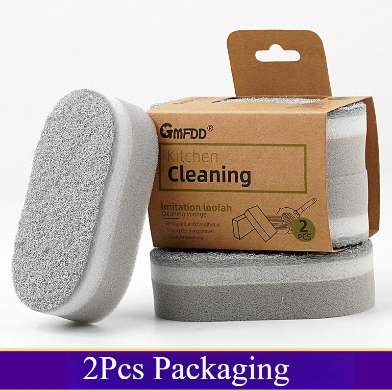 Magic Cleaning Sponge Double-Sided Kitchen Scrubber