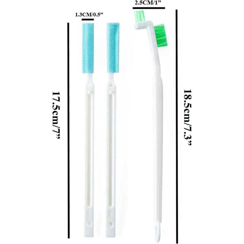 3PCS Detail Cleaning Brush Set Gap & Keyboard Brush