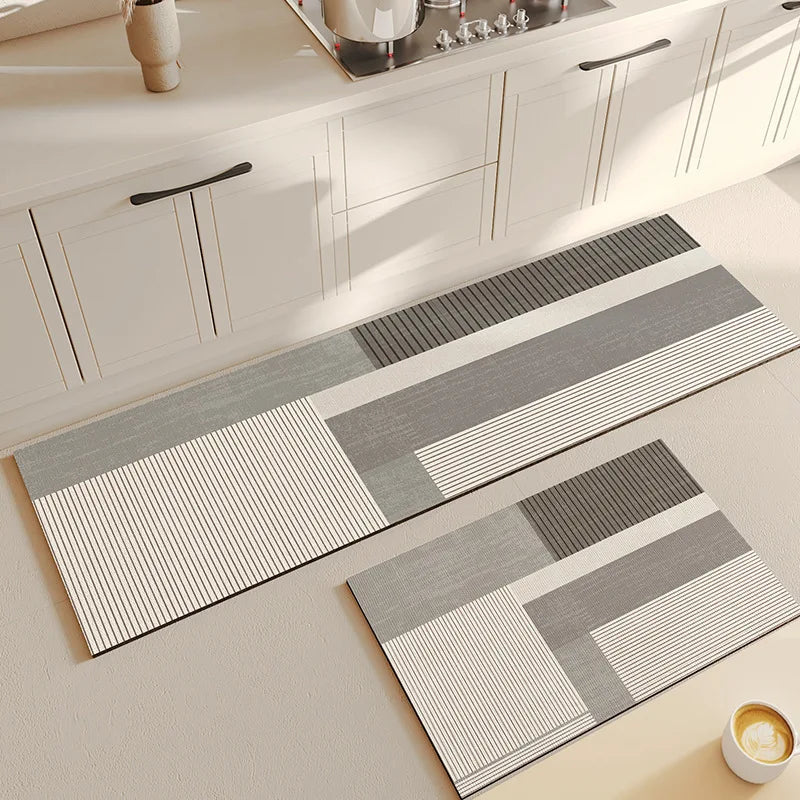 Super Absorbent Shower Bath Mat Anti-Slip Bathroom & Entrance Rug