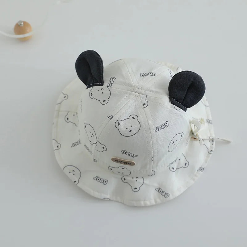 Cartoon Baby Fisherman Hat UK Infant Sun Cap 3–12 Months