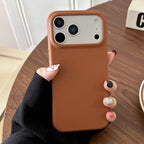 Luxury Leather Texture Case for iPhone 17 16 15 14 13 12 11 Pro Max