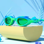 Children’s Swimming Goggles Set UK Waterproof Anti-Fog Silicone Swim Cap & Goggles