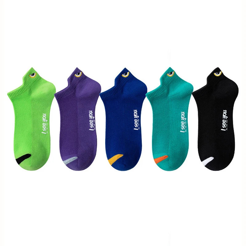 Ankle Socks Men Women Breathable Low Cut Casual Summer 5 - 10 Pairs