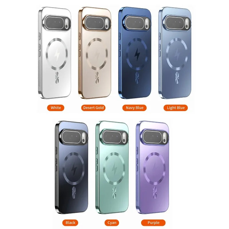Magnetic Shockproof Matte Case For Google Pixel 10 Pro XL 9A 8A 7A