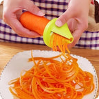 Kitchen Rotating Spiral Peeler – Manual Vegetable & Fruit Slicer Grater Tool