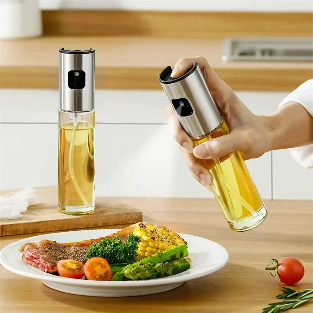 Glass Oil Sprayer for Cooking Olive Oil Spray Bottle for BBQ & Salad Main image