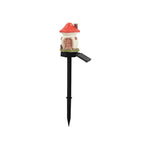 Solar Resin House LED Lamp for Garden & Lawn Landscape Decor