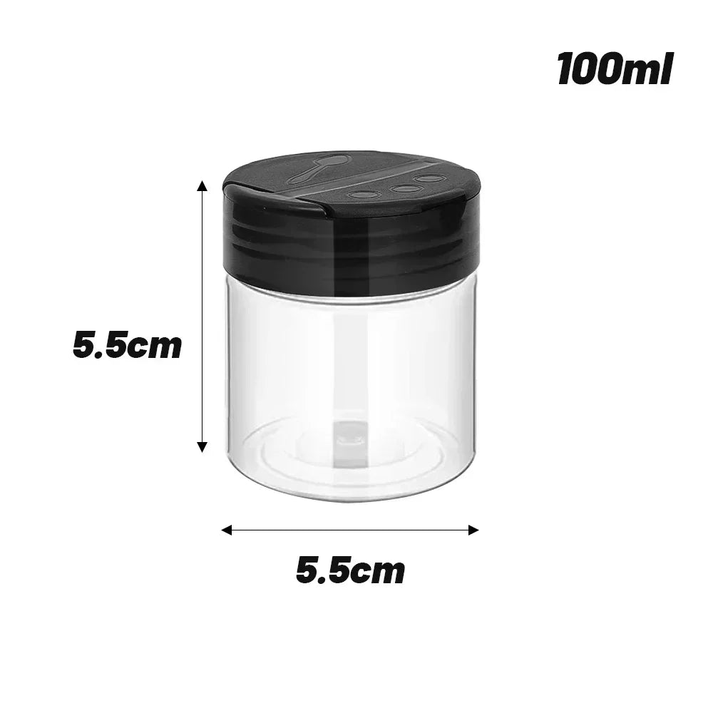 Plastic Spice Jars with Shaker Lids