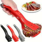 Silicone Kitchen Tongs UK Non-Stick Cooking Turner & BBQ Tool