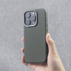 Leather MagSafe Case for iPhone 13 14 15 16 17 Pro Max