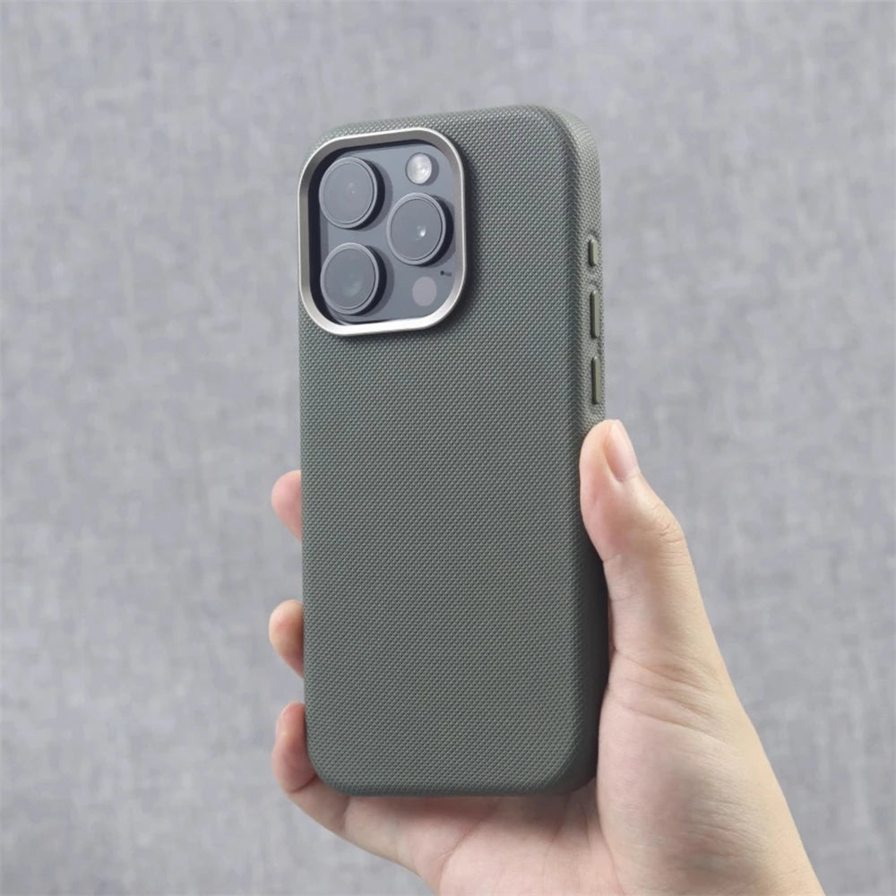 Leather MagSafe Case for iPhone 13 14 15 16 17 Pro Max
