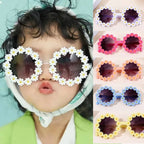 Kids Flower Sunglasses | Cute Daisy Round Shades for Children