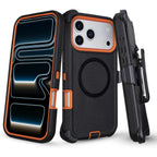 Shockproof iPhone Case – Dual Layer Armour Belt Clip