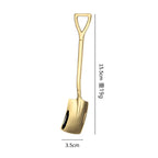 Stainless Steel Shovel Spoon – Retro Coffee, Ice Cream & Dessert Scoop