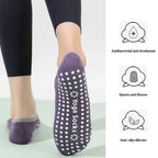 Women Yoga Socks Silicone Anti Slip Grip Pilates Ballet Breathable