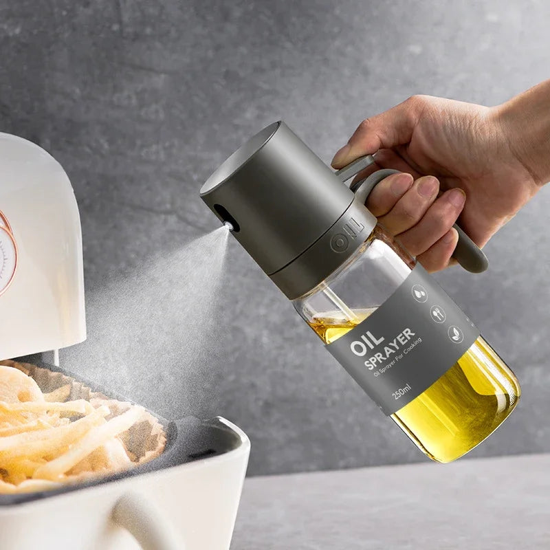 250ml Oil Spray Bottle Glass Olive Oil Sprayer for Cooking