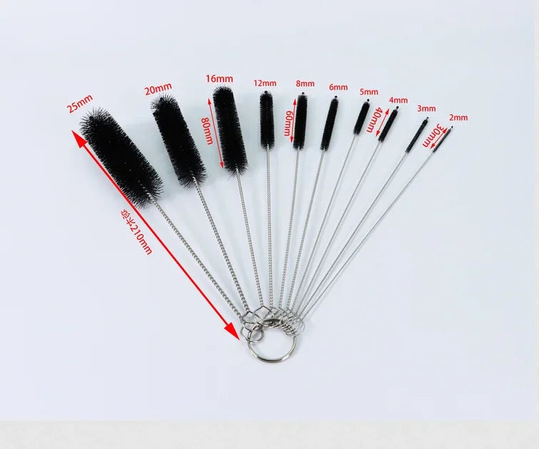 Stainless Steel Cleaning Brush Set Bottle Tube Brush