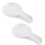Large Ceramic Spoon Rest Heat-Resistant Holder