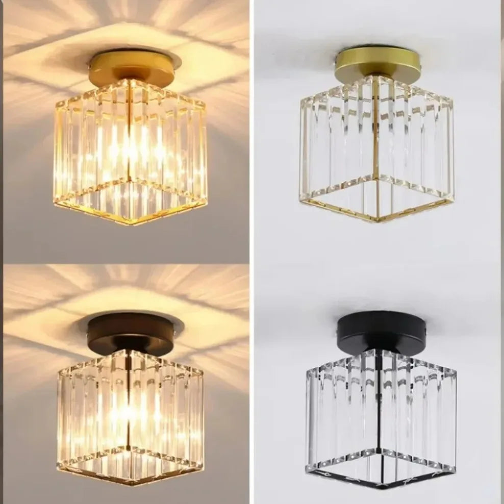 Nordic LED Acrylic Ceiling Lamp 3 Color Home Light