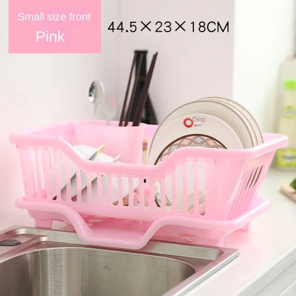 Kitchen Dish Drying Rack Countertop Utensil & Dinnerware Organizer