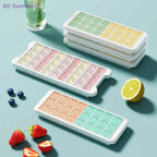 24/36 Grid Ice Cube Tray UK Silicone Ice Mold With Lid