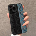 Vintage Totem Painting Case for iPhone 11 12 13 14 15 16 17 Pro Max