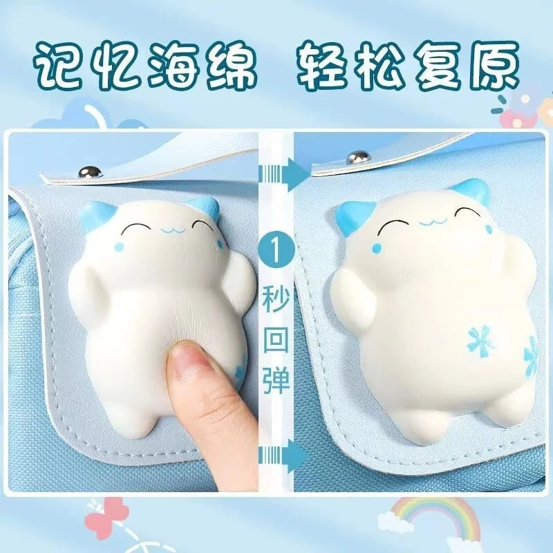 3D Kawaii Pencil Case Cute Waterproof Decompression Pen Pouch