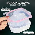 Nail Care Soak Bowl Dead Skin Softening Manicure Tool