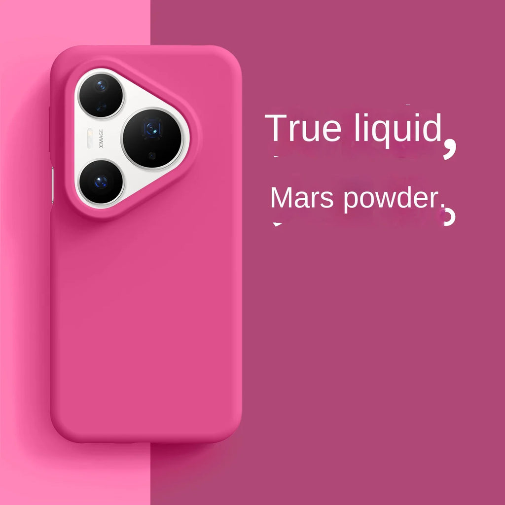 Luxury Liquid Silicone Case for Huawei Pura 80 Pro Plus & 80 Ultra