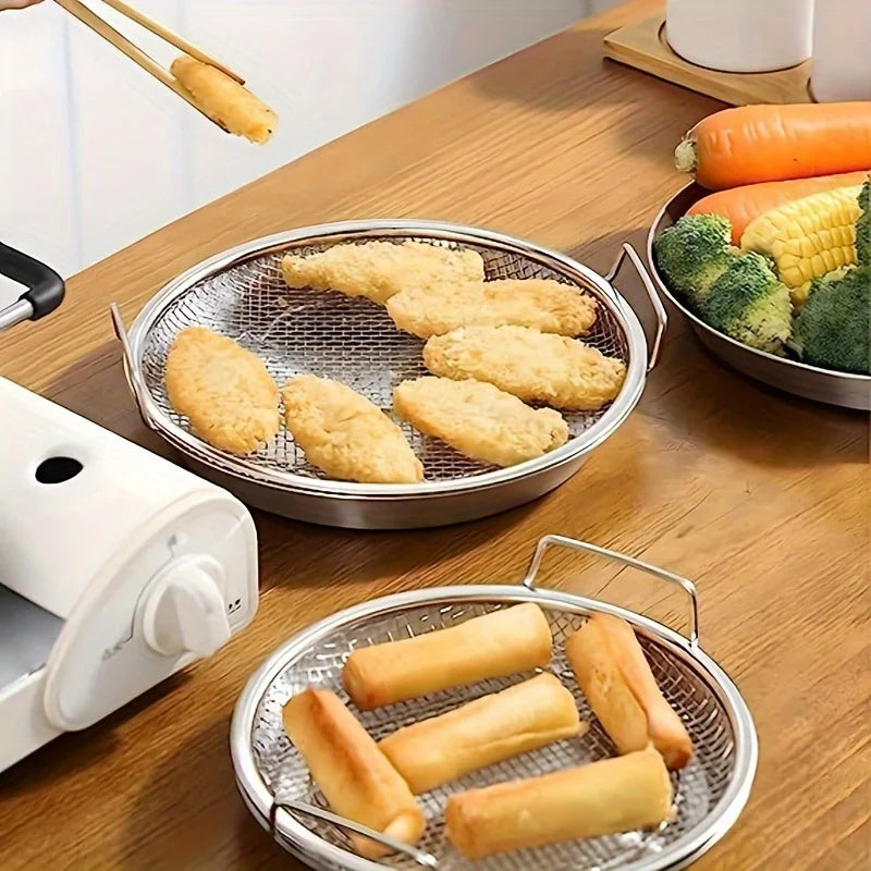 Stainless Steel Mesh Strainer Frying Filter Basket Secondary image