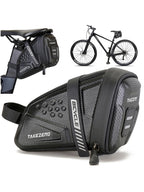 1L Waterproof Reflective MTB Bike Saddle Bag Rear Seat Storage Pouch