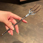 Stainless Steel Trident Fork Sea God Fruit & Dessert Pick Gift