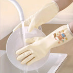 3 Pairs Kitchen Cleaning Gloves Waterproof Non-Slip