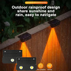Waterproof Solar Wall Lights for Garden, Fence & Pathway Decor