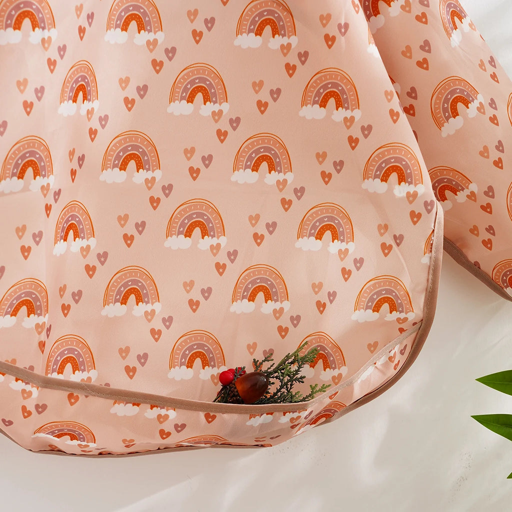 Waterproof Baby Bib Long Sleeve Apron for Feeding & Drawing