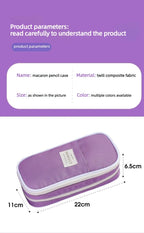 Multi-Layer Pencil Case Large Capacity Macaron Stationery Box