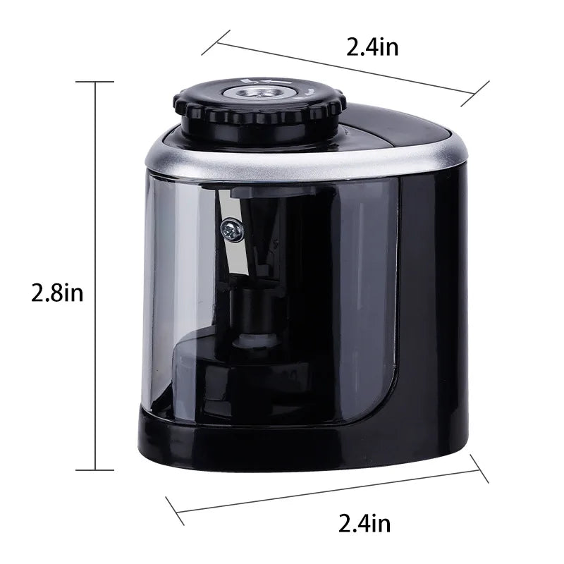Electric Auto Pencil Sharpener Helical Blade Sharpener for Students