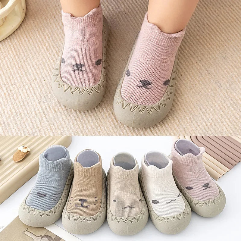 Baby Socks Shoes UK – Cute Cartoon Soft Sole First Walker Booties