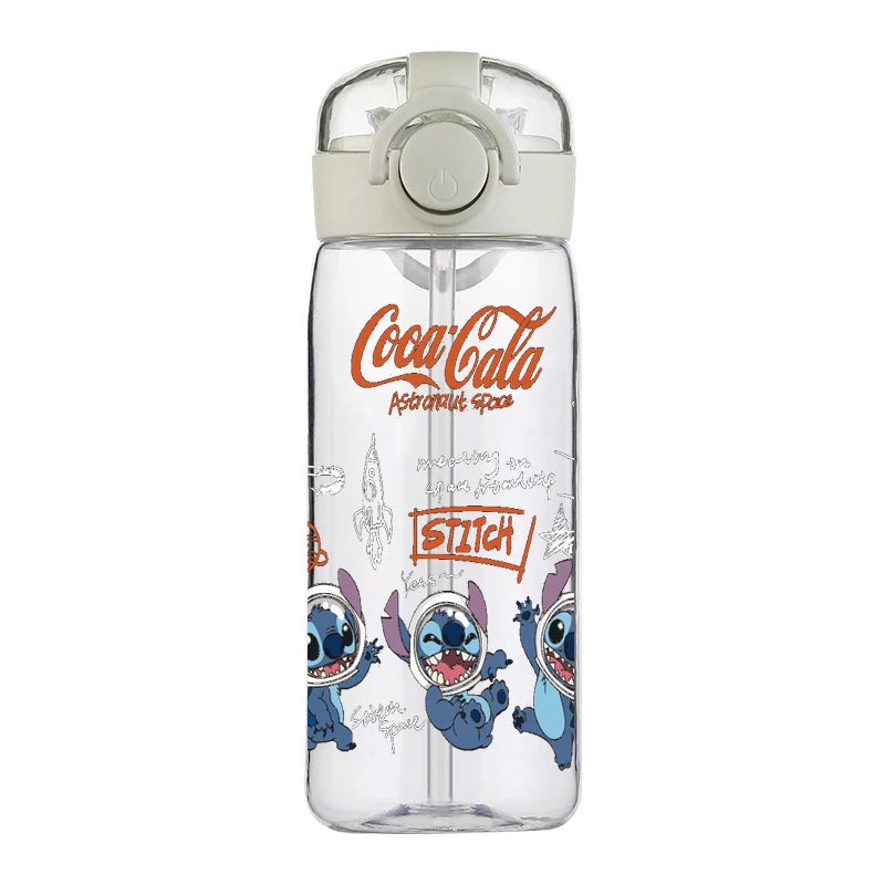 Stitch Kids Water Bottle 400ML Leakproof School Cup