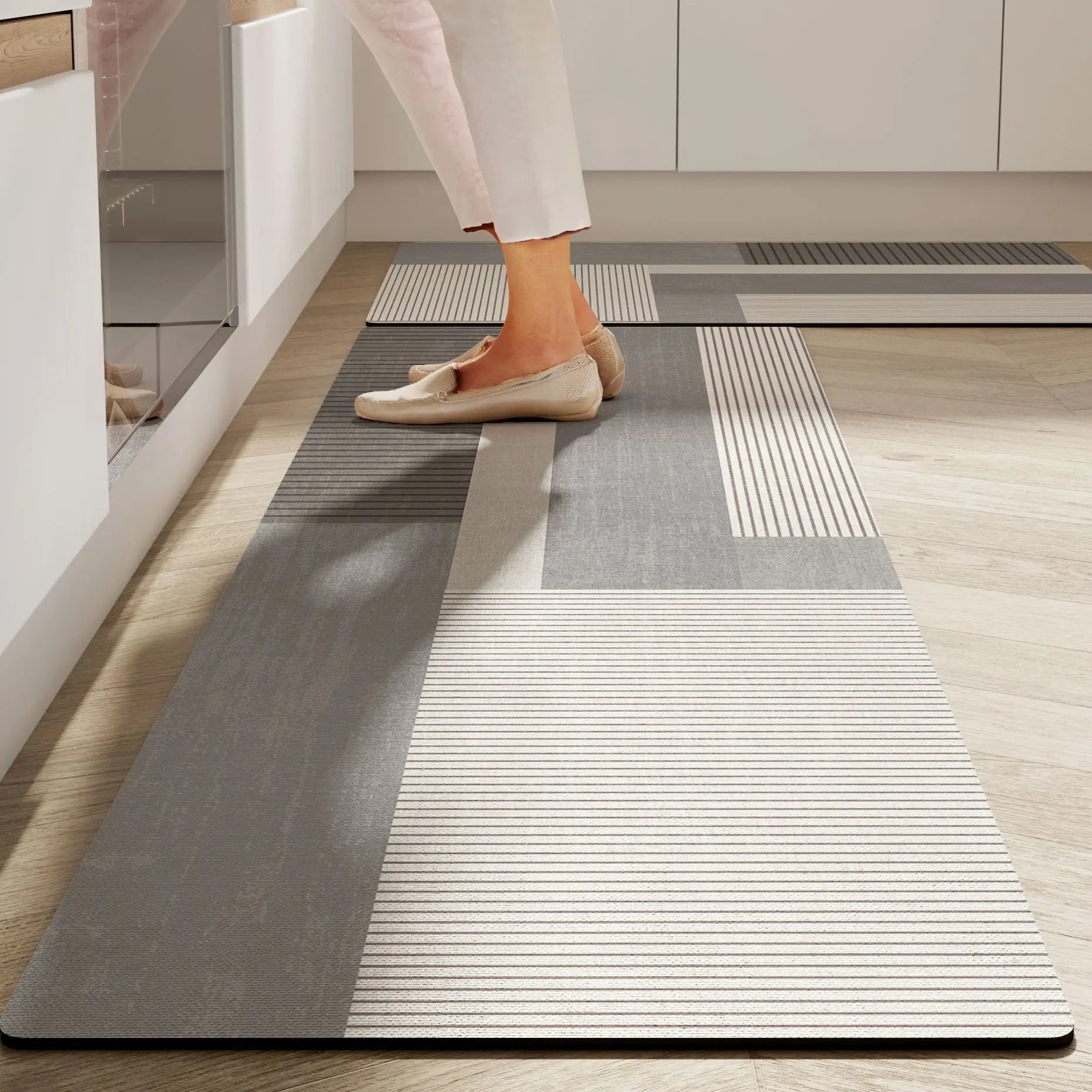 Super Absorbent Shower Bath Mat Anti-Slip Bathroom & Entrance Rug