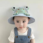 Korean Frog Bucket Hat Baby Sun Protection Summer Cap