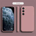 Luxury Liquid Silicone Case for Samsung Galaxy S20 S21 S22 S23 S24 S25