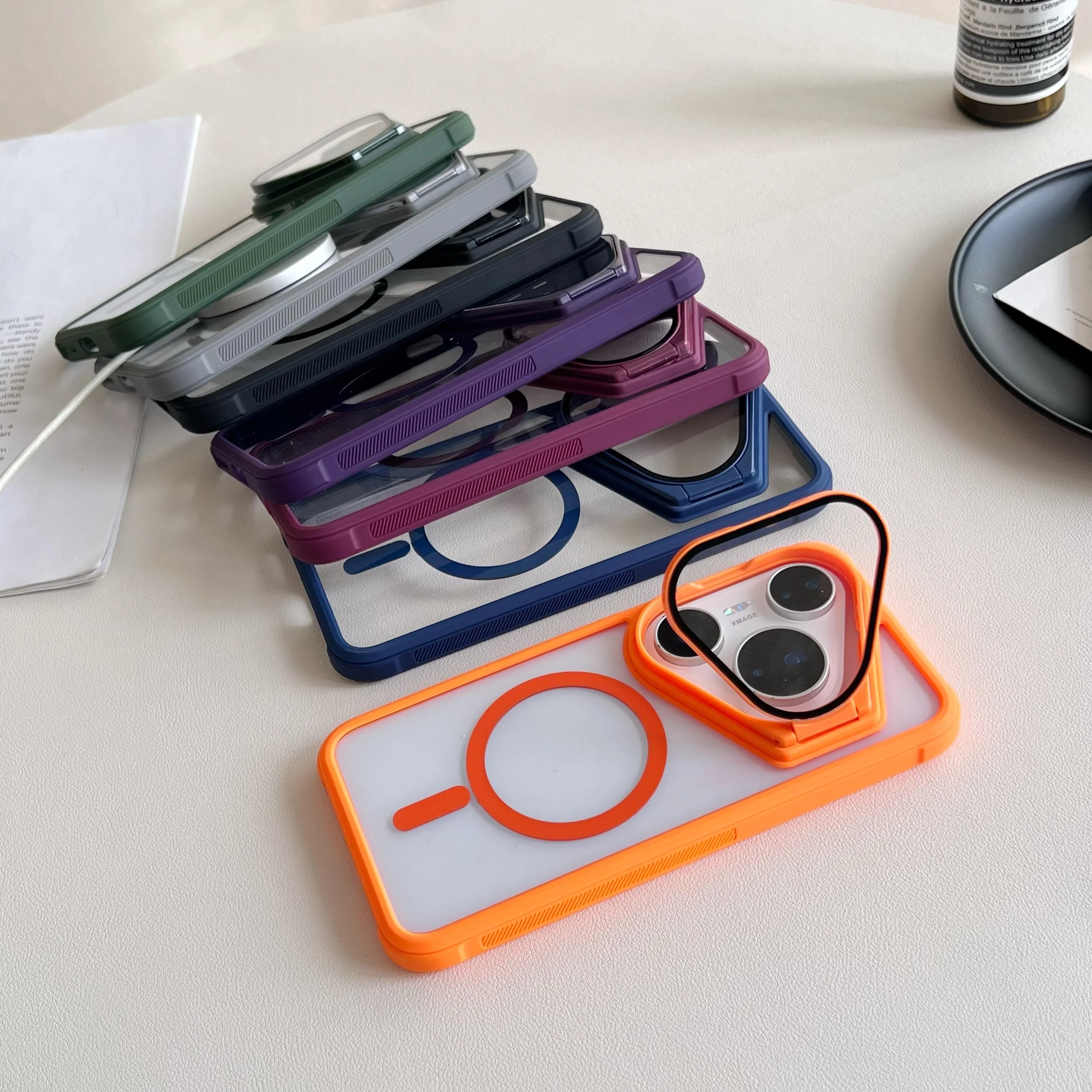 MagSafe Magnetic Stand Case for Huawei Pura 80 & Mate 70 60 Pro Ultra