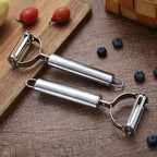 Stainless Steel Vegetable Peeler & Julienne Slicer – Potato & Carrot Grater Tool