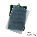 24-Hole Silicone Ice Cube Tray with Lid Square Ice Mold for Drinks & Cocktails